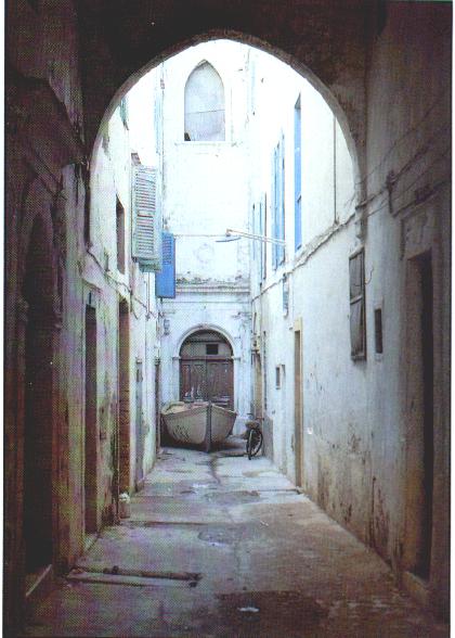 Essaouira steegje in oude stad